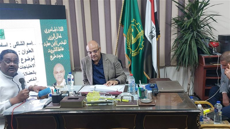 لقاء محافظ القليوبية