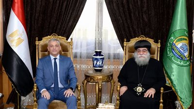 محافظ الإسماعيلية يستقبل أسقف الإسماعيلية للأقباط الأرثوذوكس (صور)