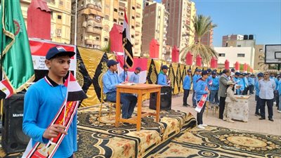 وكيل تعليم الدقهلية يشهد احتفالية مدرسة أبو النجا الثانوية الصناعية بذكرى نصر أكتوبر 