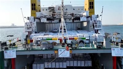 ميناء العريش يستعد لاستقبال سفينة مساعدات إماراتية لغزة