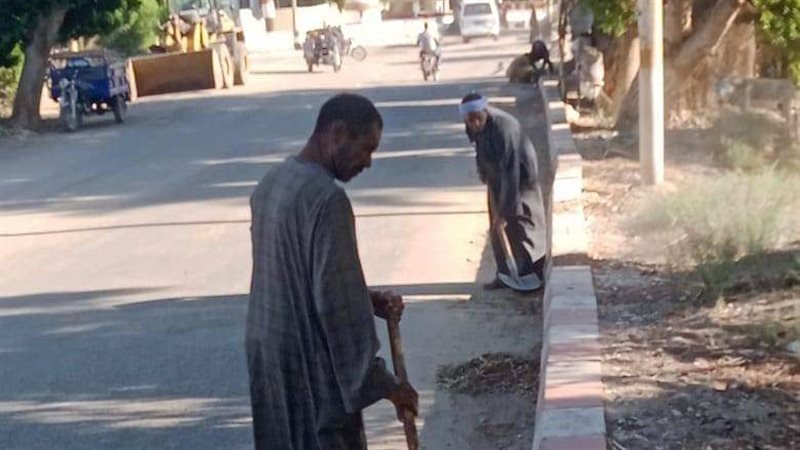 نظافة شوارع قنا،