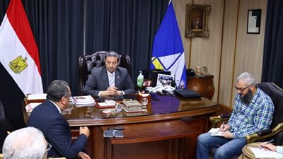 محافظ دمياط يتابع الموقف التنفيذي لمشروع تطوير طريق شطا ومنطقة اللسان