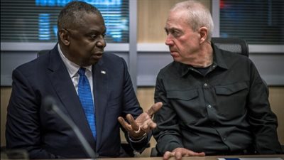  البنتاجون: أوستن وجالانت بحثا فرص خفض التصعيد الإقليمي 