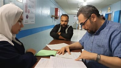 في جولة مفاجئة، وكيل الطب العلاجي بصحة الدقهلية يتابع انضباط العمل بمستشفى بلقاس 