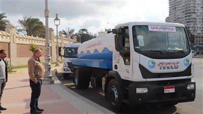 جولة تفقدية لرئيس صرف الإسكندرية لمتابعة الاستعدادات والتمركزات أثناء النوة