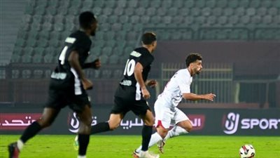 محمد هلال يسجل هدف التعادل للبنك الأهلي أمام الزمالك 