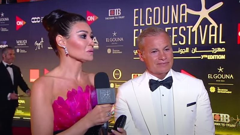 أروى جودة برفقة زوجها