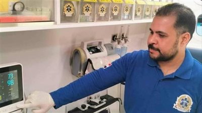 هيئة الإسعاف: إنقاذ شاب توقف قلبه جراء حادث موتوسيكل 