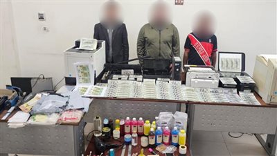 سقوط تشكيل عصابى لتقليد العملات الوطنية والأجنبية وترويجها فى الجيزة 