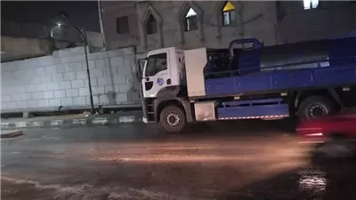 تحسبا لسقوط أمطار، مياه القليوبية تتابع انتشار معدات وفرق الطوارئ (صور)