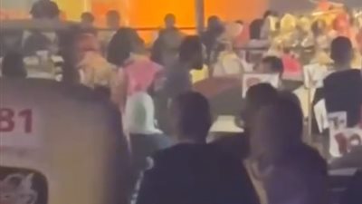 اندلاع حريق في عقار بشارع جمال عبد الناصر بالسلام