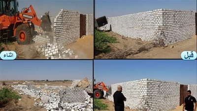 محافظة الجيزة: إزالة 72 حالة تعدٍّ على أراضي الدولة (صور)