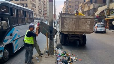 استمرار أعمال النظافة بالزقازيق في الشرقية 