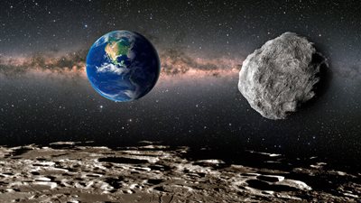 كويكب صغير يغادر مدار الأرض ويتجه نحو الشمس