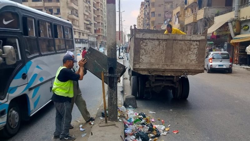 استمرار أعمال النظافة