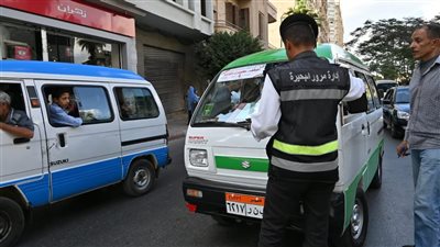 حملة مكبرة على خطوط السرفيس بالبحيرة 