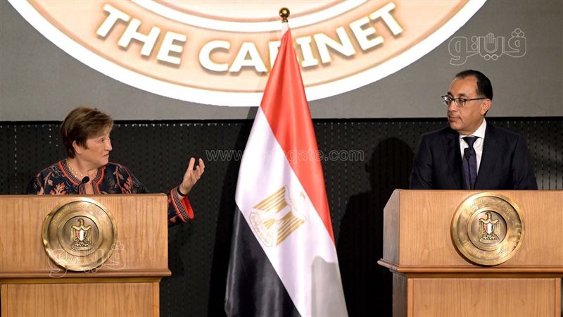 مدبولي ومديرة صندوق