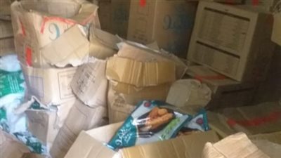 ضبط 3400 كيس دجاج منتهي الصلاحية بـ طِما في سوهاج 
