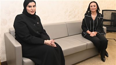 تفاصيل لقاء مايا مرسي ووزيرة التنمية الاجتماعية والأسرة القطرية 