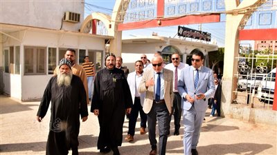 محافظ الأقصر يتابع استعدادات احتفالات مولد مارجرجس بالرزيقات (صور)