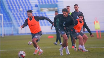 غزل المحلة يواصل تدريباته استعدادا لمواجهة طلائع الجيش بالدوري (صور)
