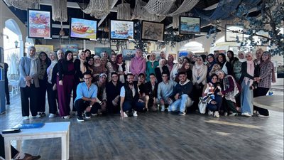 بـ 40 لوحة، كلية الفنون الجميلة جامعة المنصورة تشارك بمهرجان دمياط 2024 (صور)