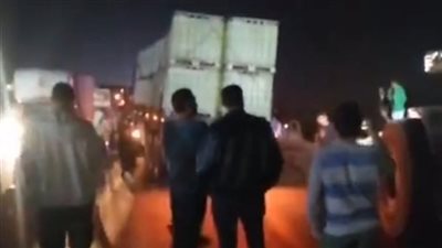  سيارة محملة بماء النار تثير الرعب بالطريق الإقليمي بالمنوفية