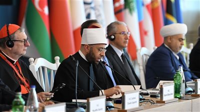 وزير الأوقاف يطالب قادة الأديان في العالم للعمل لوقف العدوان على أشقائنا في فلسطين ولبنان