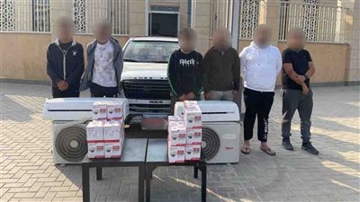 القبض على فردى أمن شركة لسرقة كاميرات وتكييفات من داخل مخزن بالتجمع 