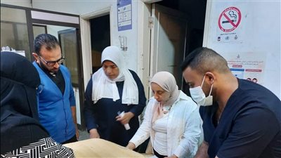 جولة مفاجئة لوكيل الصحة بالإسماعيلية على مستشفى الحميات (صور) 