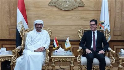 رئيس جامعة بنها يستقبل وفد مؤسسة زايد العليا الإماراتية لأصحاب الهمم