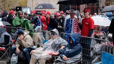 انتخابات الرئاسة الأمريكية 2024، أمطار في ولايات أمريكية متأرجحة