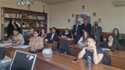 رئيس جامعة المنصورة يلتقي بطلاب جامعة «فيليكو تارنوفو»، ويزور مركز اللغة العربية (صور)