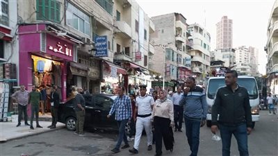 حملة مفاجئة بمنطقة فلمنج وباكوس لرفع كافة الإشغالات والباعة الجائلين في الإسكندرية 
