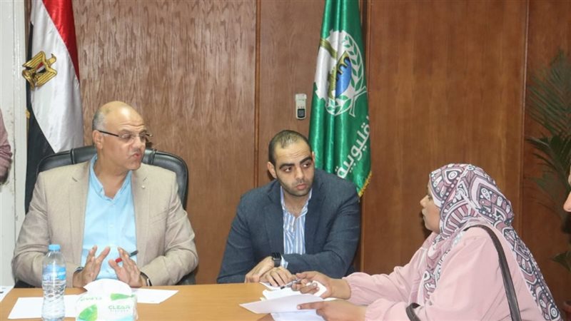 محافظ القليوبية خلال