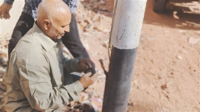 إصلاح أعمدة الإنارة والتركيز على منظومة النظافة بأبو حماد شرقية