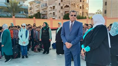 مدير تعليم دمياط يشهد فعاليات محاضرات الصف الثالث الثانوي بإدارة الروضة التعليمية