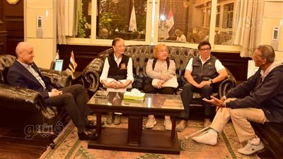 لبحث الاكتشافات الأثرية، محافظ الأقصر يستقبل وفد البعثة الأثرية المكسيكية (صور)