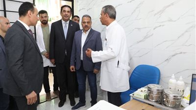 محافظ الشرقية يفتتح مبنى العيادات الخارجية بمستشفى حميات فاقوس