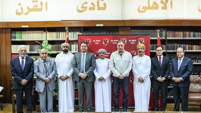 الخطيب يستقبل السفير العماني ويوقع بروتوكول تعاون مع نادي النهضة