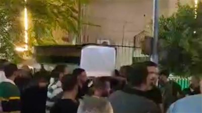 أهالي المحلة يشيعون جثمان بسام صلاح بطل كمال الأجسام (صور)