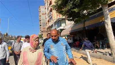 حملة موسعة لإزالة الإشغالات بشارع عامود السواري في الإسكندرية