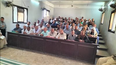 زراعة بني سويف تبحث تفعيل استخدام التابليت وبرنامج صرف الأسمدة