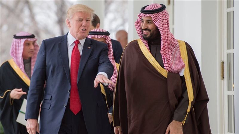 ترامب ومحمد بن سلمان،