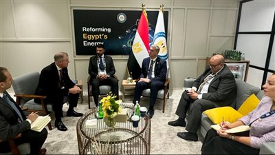 وزير البترول يبحث مع رئيس 