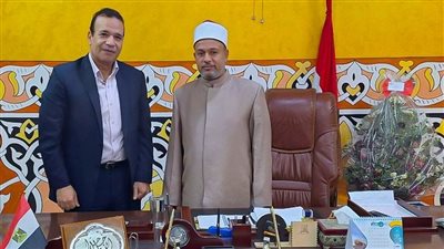 وكيل أوقاف الإسماعيلية يستقبل رئيس اتحاد الإعلاميين العرب