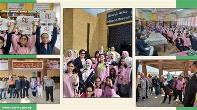 تنظيم رحلة تثقيفية لطالبات الإعدادية إلى منطقة آثار تل بسطا بالشرقية 