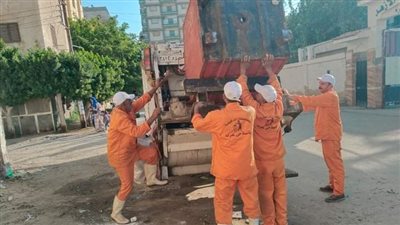 رفع 680 طن مخلفات بلدية وأتربة في الدقهلية