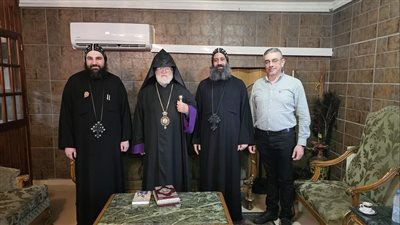 الكنيسة الأرمنية تبحث التعاون مع القبطية الأرثوذكسية 