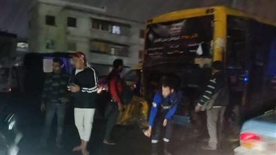 إصابة 6 أشخاص إثر حادث تصادم بشبرا الخيمة (صور)